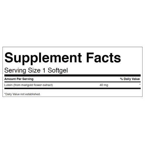 LUTEIN 40 mg