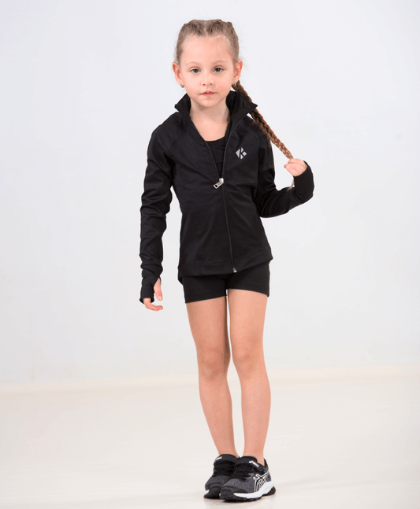 Kids' Full-Zip hoodie КHEALTH BLACK