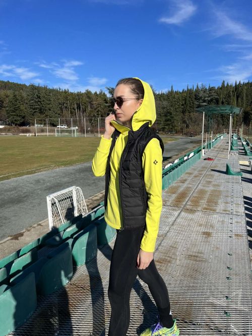 Womens' Full-Zip hoodie КHEALTH WATERPROOF LIME