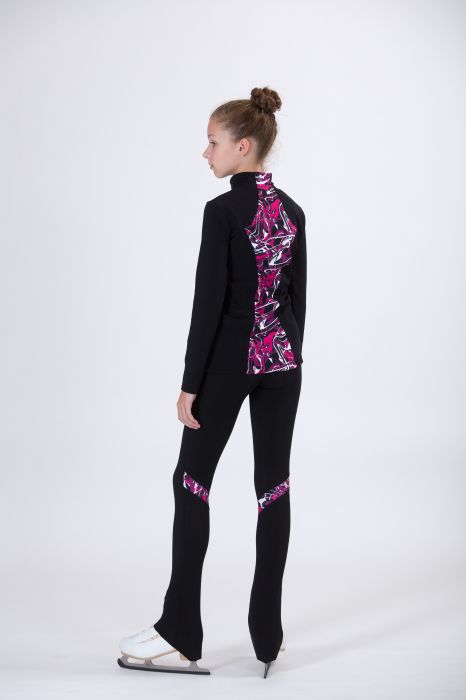 Children's blouse with long sleeves KHEALTH WINTER BLACK & WHITE