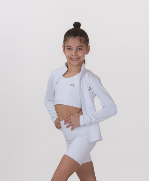 Girls' Sports Bra KHEALTH WHITE
