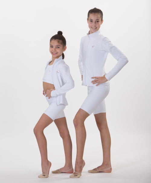 Kids' Full-Zip hoodie КHEALTH WHITE