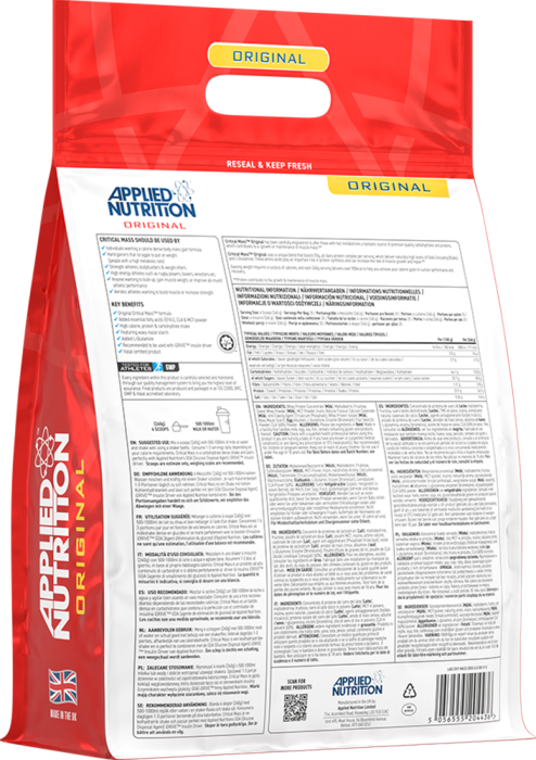 APPLIED NUTRITION CRITICAL MASS ORIGINAL - 6000 G