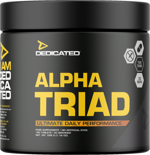 DEDICATED NUTRITION ALPHA TRIAD - 180 TABS