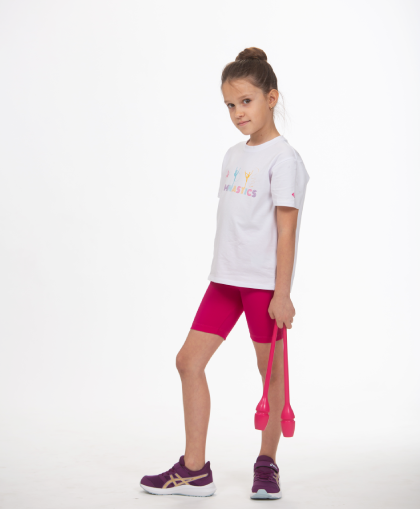 Girls' Biker Shorts KHEALTH NEON PINK