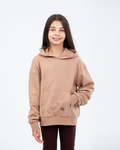 Kid's Hoodie KHEALTH Latte