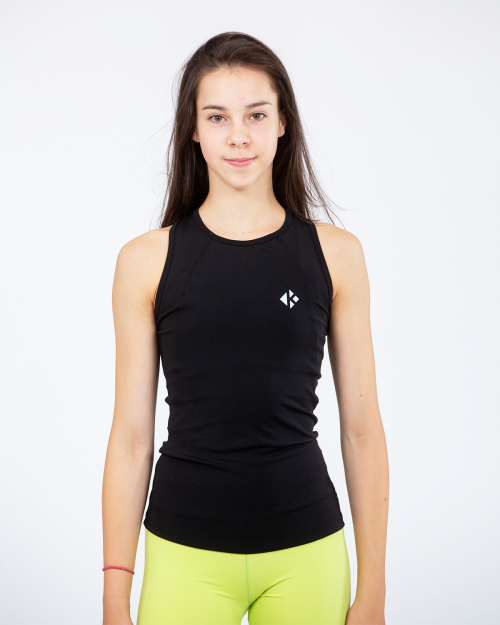 Children's sports tank top KHEALTH BLACK