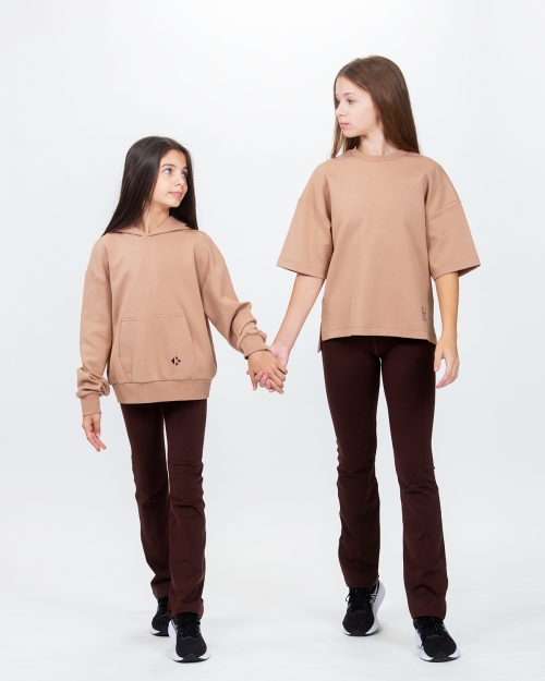 Kids Slim-fit pants KHEALTH Mocha