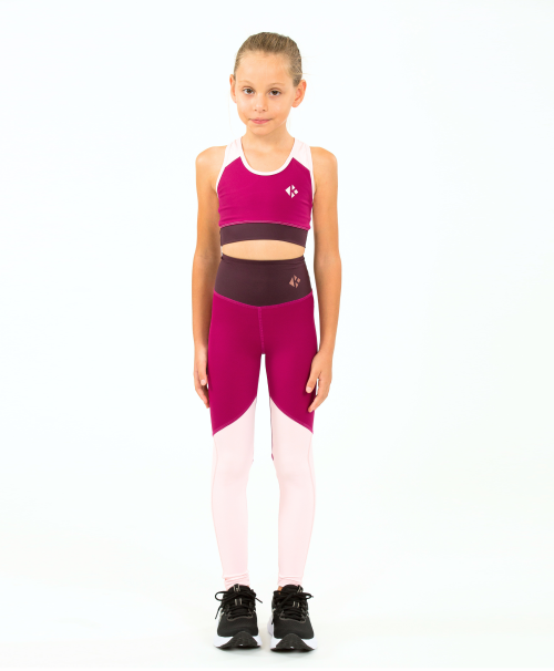 Детски спортен дълъг клин KHEALTH ROSE FUSION