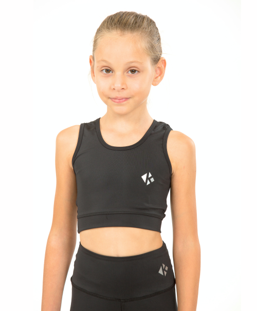 Children's sports bustier  KHEALTH BLACK